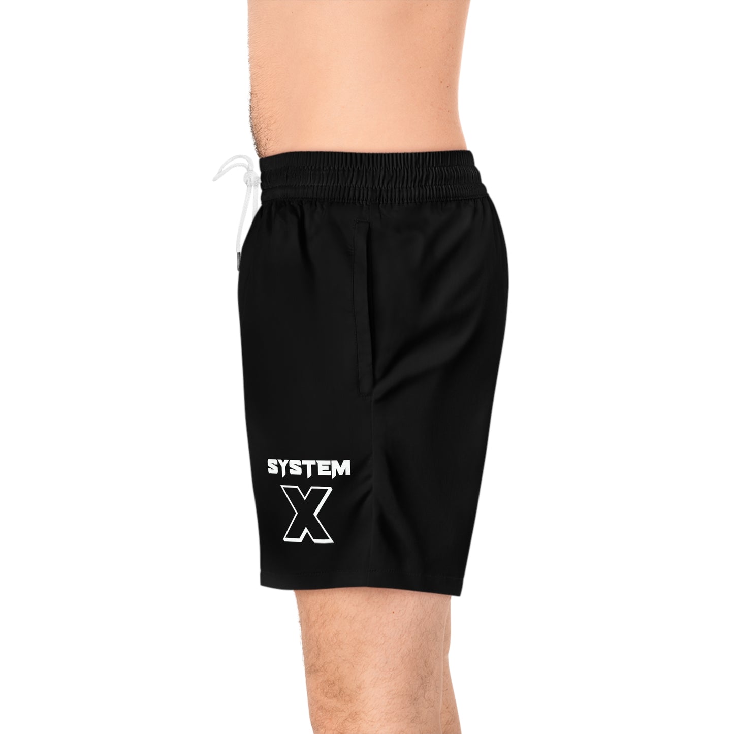 System X Men's Mid-Length Swim Shorts (AOP)