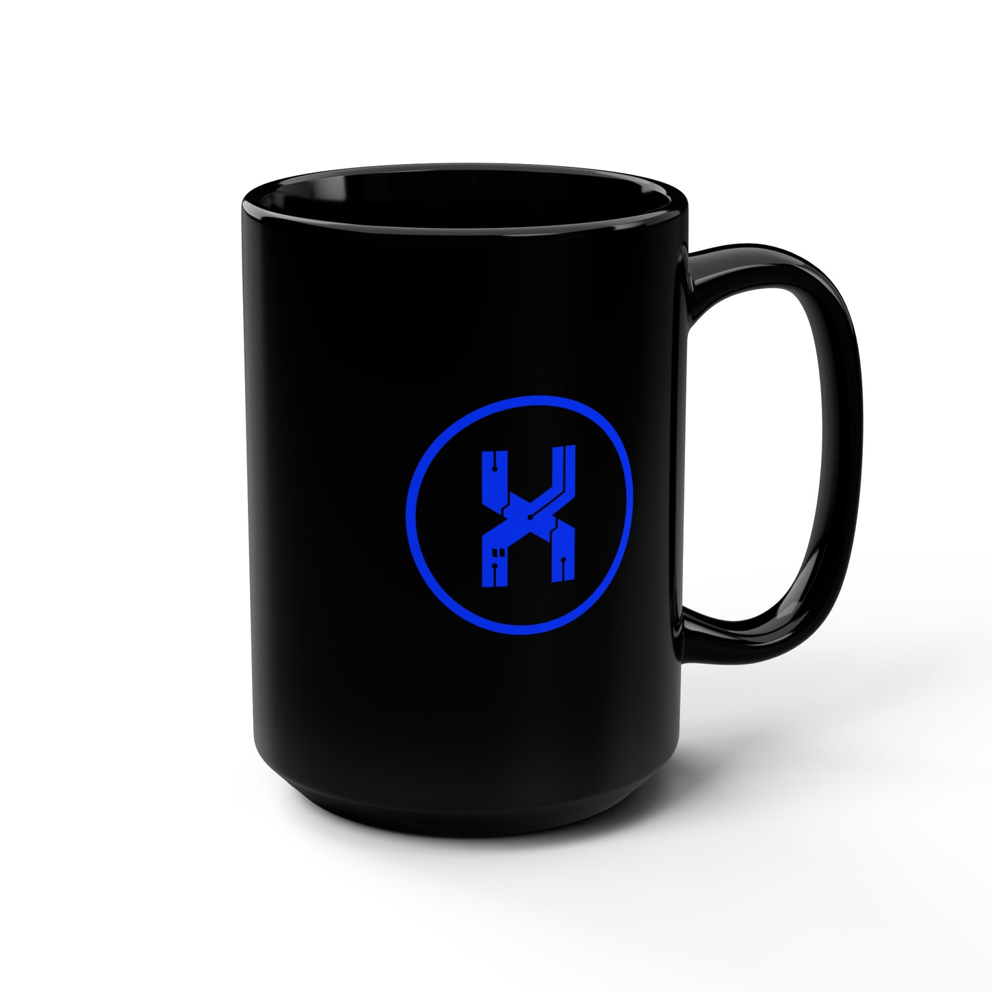 System X Black Mug, 15oz