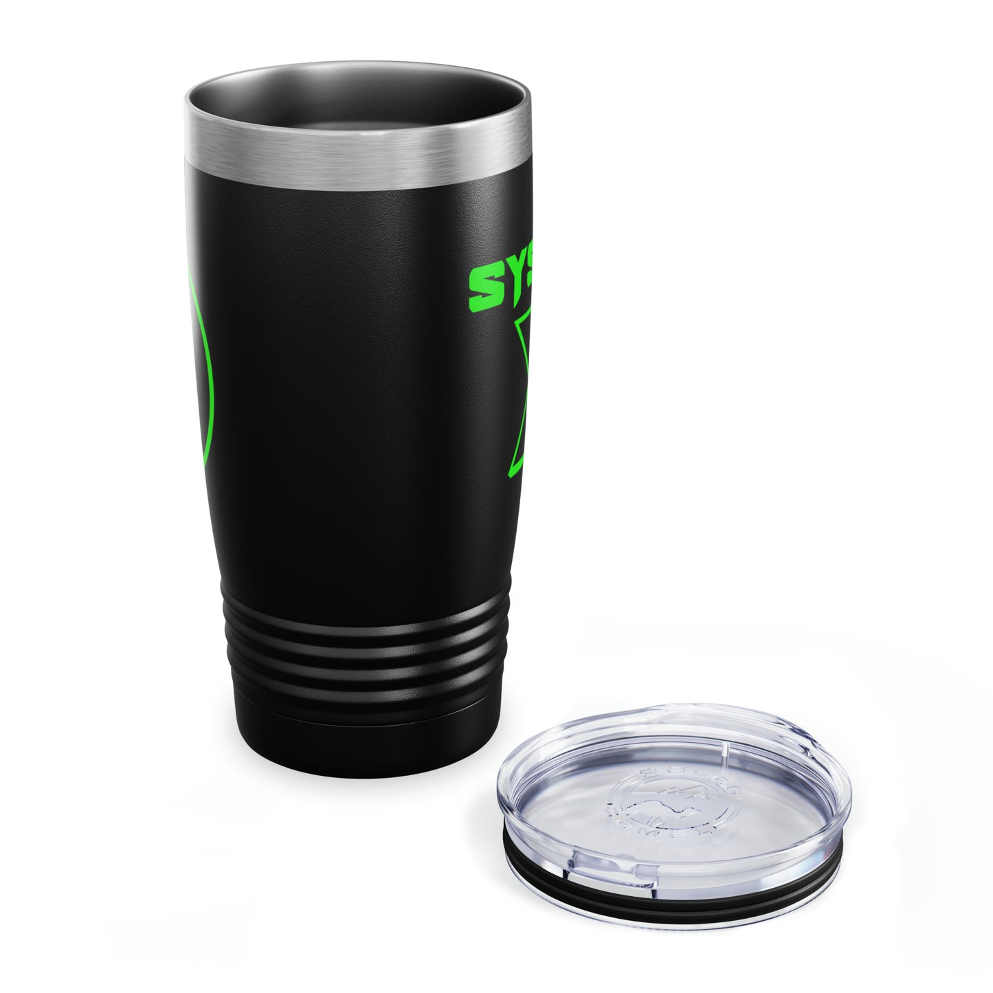 System X Black/Green Tumbler, 20oz