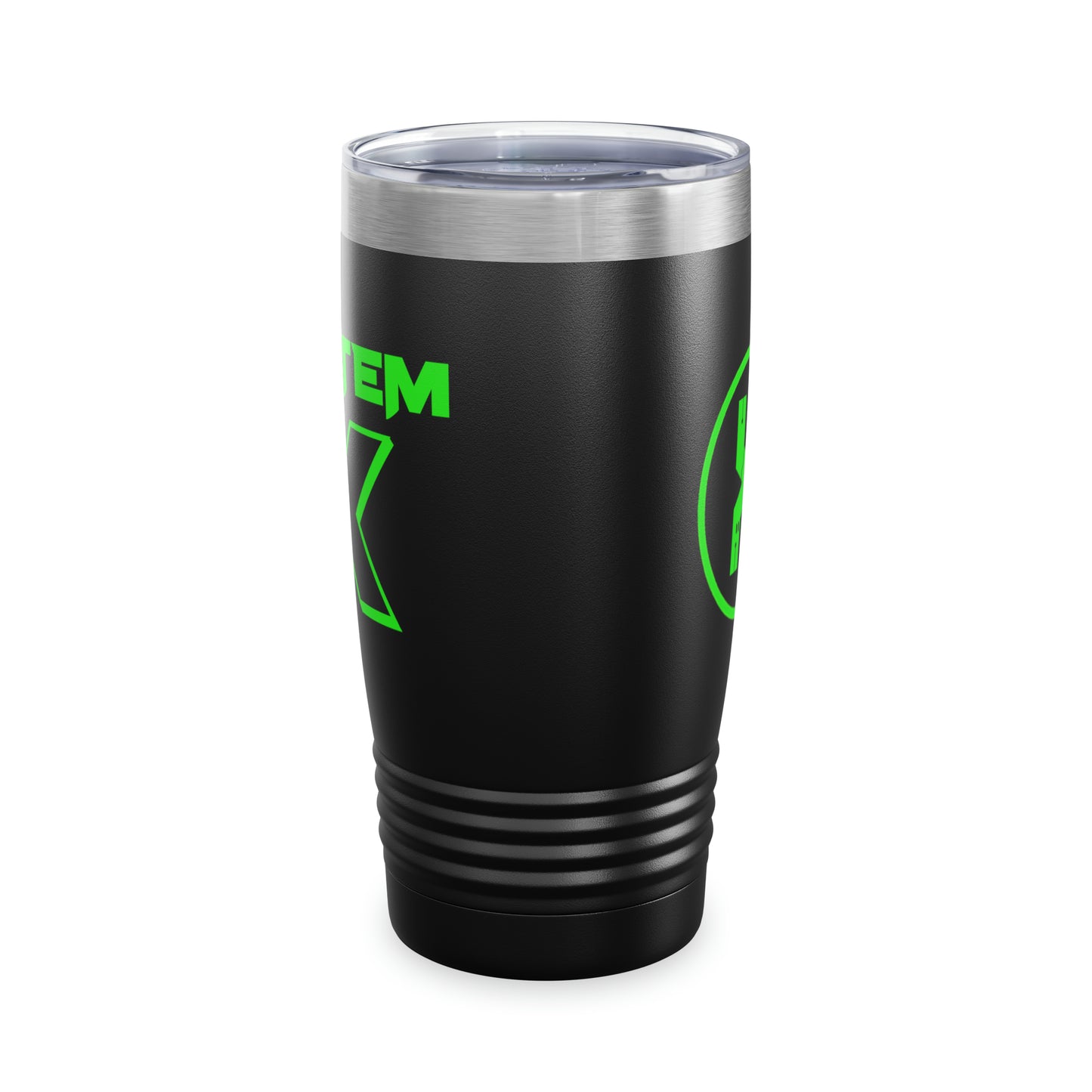 System X Black/Green Tumbler, 20oz