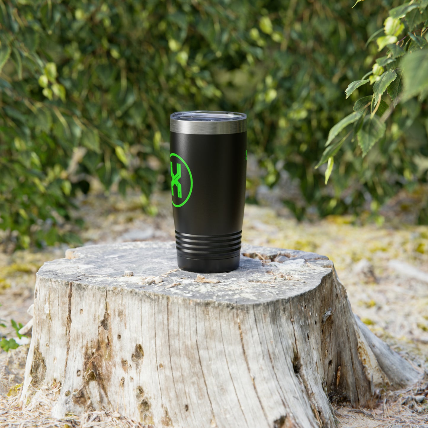 System X Black/Green Tumbler, 20oz