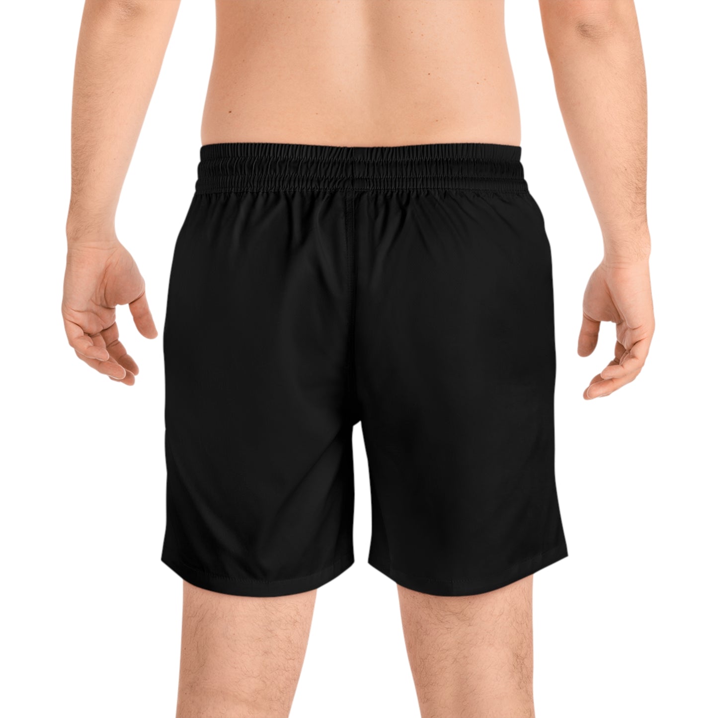 System X Men's Mid-Length Swim Shorts (AOP) Blk/Grn